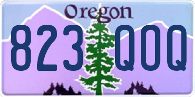 OR license plate 823QOQ