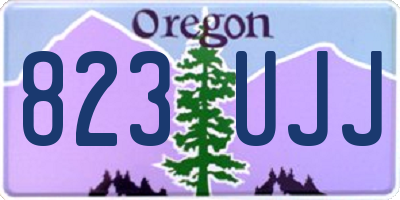 OR license plate 823UJJ