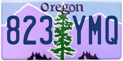 OR license plate 823YMQ
