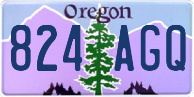 OR license plate 824AGQ