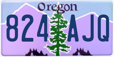 OR license plate 824AJQ