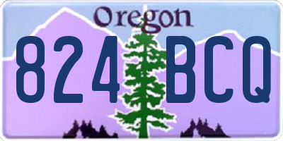 OR license plate 824BCQ