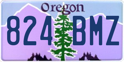 OR license plate 824BMZ