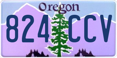 OR license plate 824CCV