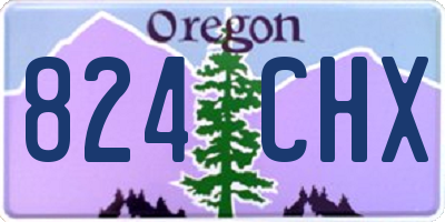 OR license plate 824CHX