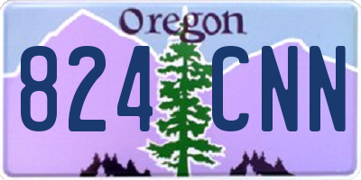 OR license plate 824CNN