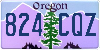 OR license plate 824CQZ