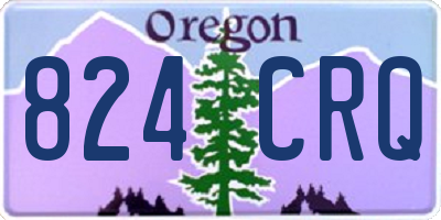 OR license plate 824CRQ
