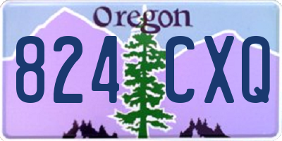 OR license plate 824CXQ