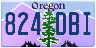 OR license plate 824DBI
