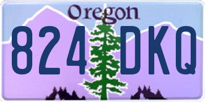 OR license plate 824DKQ