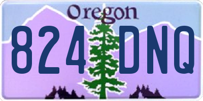 OR license plate 824DNQ