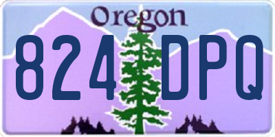 OR license plate 824DPQ