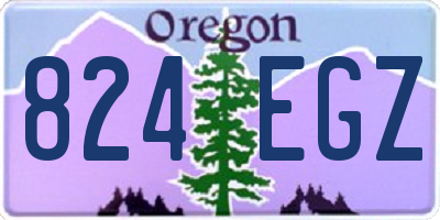 OR license plate 824EGZ