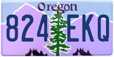 OR license plate 824EKQ