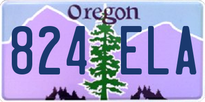 OR license plate 824ELA