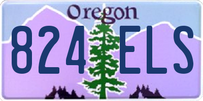 OR license plate 824ELS