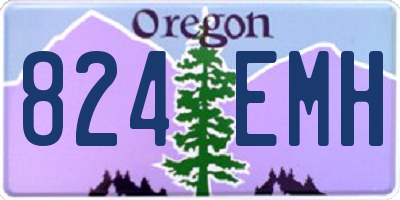 OR license plate 824EMH