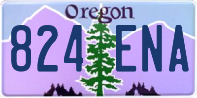 OR license plate 824ENA