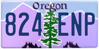 OR license plate 824ENP