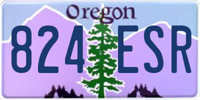 OR license plate 824ESR