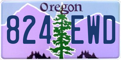 OR license plate 824EWD