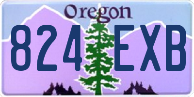 OR license plate 824EXB