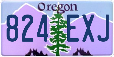 OR license plate 824EXJ