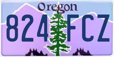 OR license plate 824FCZ