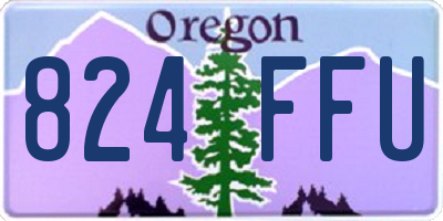 OR license plate 824FFU