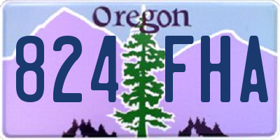 OR license plate 824FHA