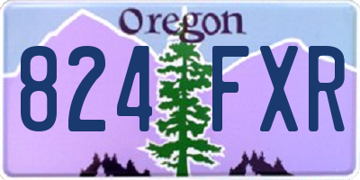 OR license plate 824FXR