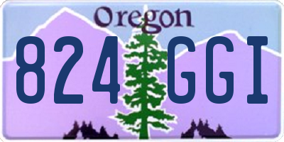 OR license plate 824GGI