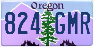 OR license plate 824GMR