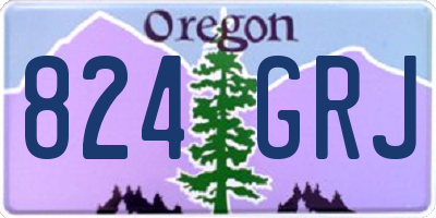 OR license plate 824GRJ