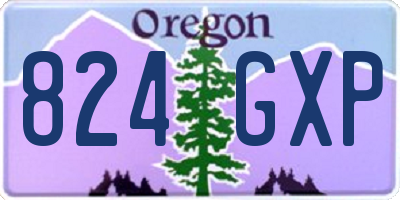 OR license plate 824GXP