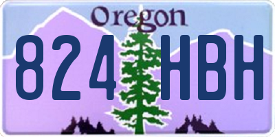 OR license plate 824HBH
