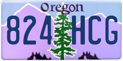 OR license plate 824HCG