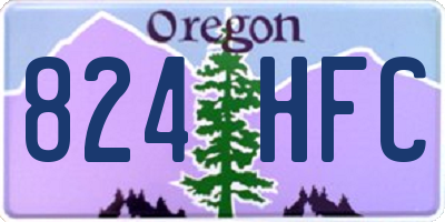 OR license plate 824HFC