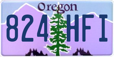 OR license plate 824HFI