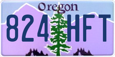 OR license plate 824HFT