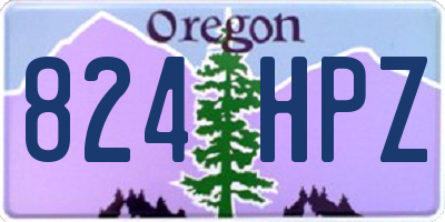OR license plate 824HPZ