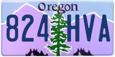 OR license plate 824HVA