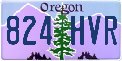 OR license plate 824HVR