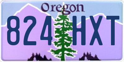 OR license plate 824HXT