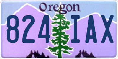 OR license plate 824IAX