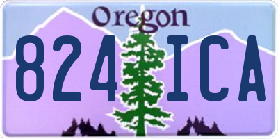 OR license plate 824ICA