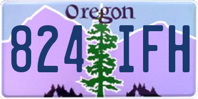 OR license plate 824IFH