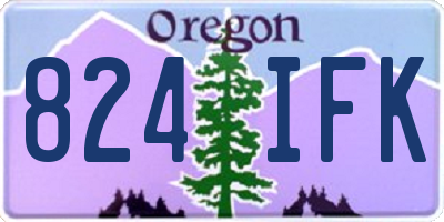 OR license plate 824IFK