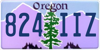 OR license plate 824IIZ